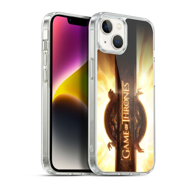 HBO Game of Thrones Key Art Opening Sequence Soft Gel Case for Apple iPhone 14 Plus & MagSafe