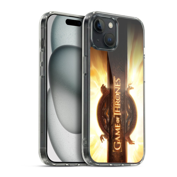 HBO Game of Thrones Key Art Opening Sequence Soft Gel Case for Apple iPhone 15 Plus & MagSafe