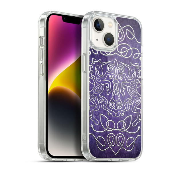 Brigid Ashwood Celtic Wisdom 3 Unicorns Soft Gel Case for Apple iPhone 14