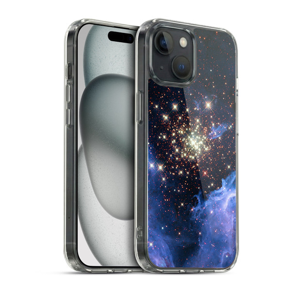 Cosmo18 Space Star Cluster Soft Gel Case for Apple iPhone 15 & MagSafe