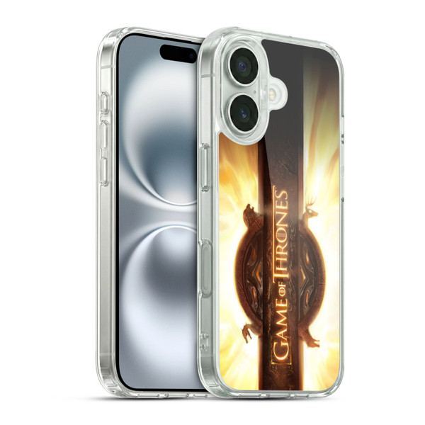 HBO Game of Thrones Key Art Opening Sequence Soft Gel Case for Apple iPhone 16 & MagSafe