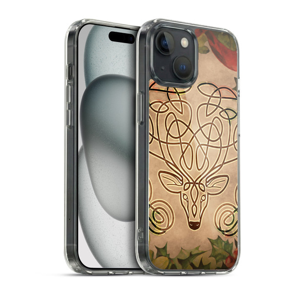 Brigid Ashwood Celtic Wisdom 3 Stag Soft Gel Case for Apple iPhone 15 & MagSafe