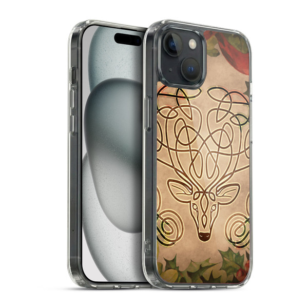 Brigid Ashwood Celtic Wisdom 3 Stag Soft Gel Case for Apple iPhone 15 Plus & MagSafe