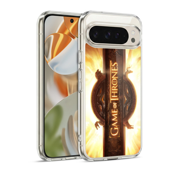 HBO Game of Thrones Key Art Opening Sequence Soft Gel Case for Google Pixel 9 / Pixel 9 Pro