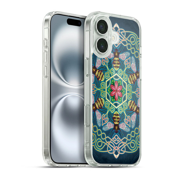 Brigid Ashwood Celtic Wisdom 3 Bees Soft Gel Case for Apple iPhone 16 Plus & MagSafe