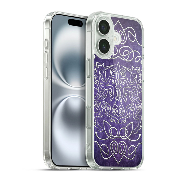 Brigid Ashwood Celtic Wisdom 3 Unicorns Soft Gel Case for Apple iPhone 16 Plus & MagSafe