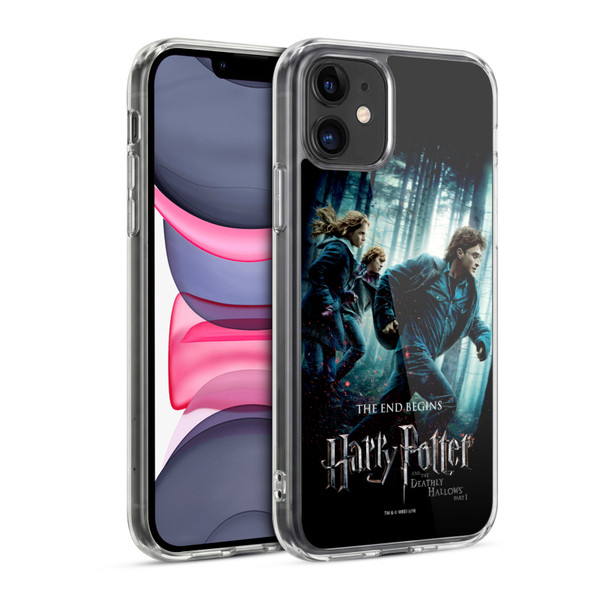 Harry Potter Deathly Hallows VII Group Soft Gel Case for Apple iPhone 11