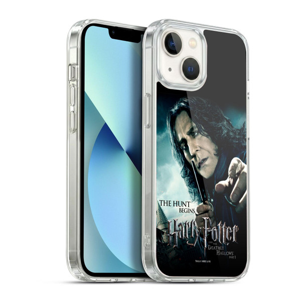 Harry Potter Deathly Hallows VII Severus Snape Soft Gel Case for Apple iPhone 13