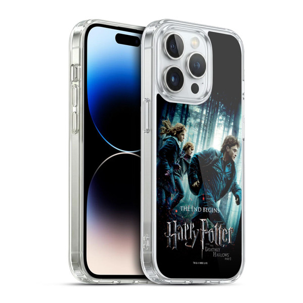 Harry Potter Deathly Hallows VII Group Soft Gel Case for Apple iPhone 13 Pro & MagSafe
