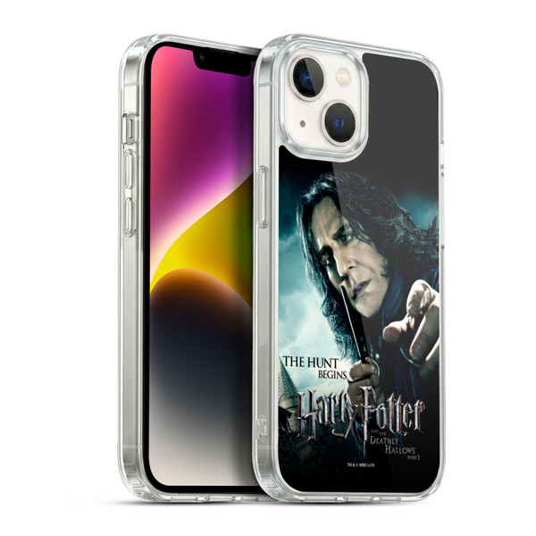Harry Potter Deathly Hallows VII Severus Snape Soft Gel Case for Apple iPhone 14
