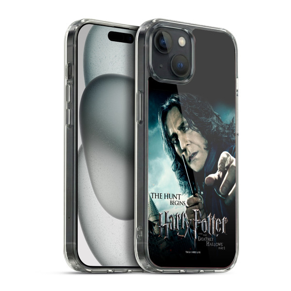 Harry Potter Deathly Hallows VII Severus Snape Soft Gel Case for Apple iPhone 15 Plus & MagSafe