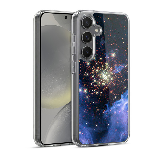 Cosmo18 Space Star Cluster Soft Gel Case for Samsung Galaxy S24 5G & MagSafe