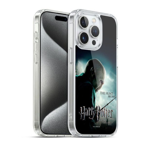 Harry Potter Deathly Hallows VII Voldemort Soft Gel Case for Apple iPhone 15 Pro & MagSafe