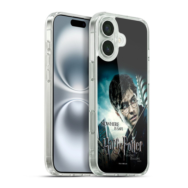Harry Potter Deathly Hallows VII Potrait Soft Gel Case for Apple iPhone 16 Plus & MagSafe