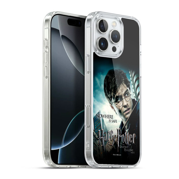 Harry Potter Deathly Hallows VII Potrait Soft Gel Case for Apple iPhone 16 Pro Max & MagSafe