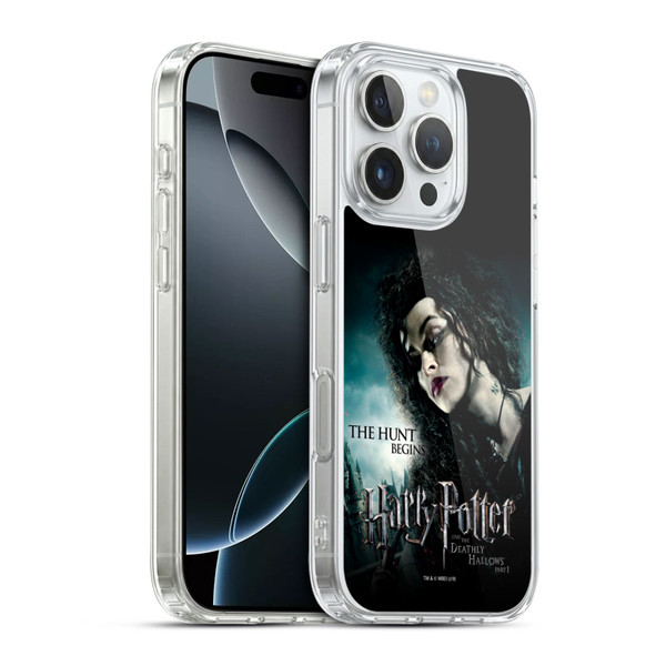 Harry Potter Deathly Hallows VII Bellatrix Lestrange Soft Gel Case for Apple iPhone 16 Pro & MagSafe