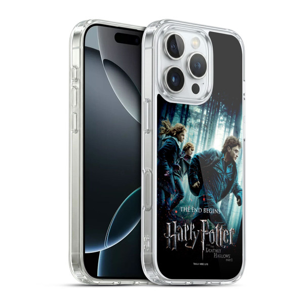 Harry Potter Deathly Hallows VII Group Soft Gel Case for Apple iPhone 16 Pro & MagSafe