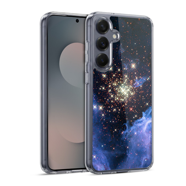 Cosmo18 Space Star Cluster Soft Gel Case for Samsung Galaxy S25 & MagSafe