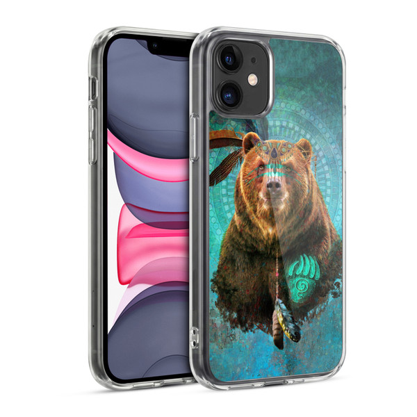 Jena DellaGrottaglia Animals Bear Soft Gel Case for Apple iPhone 11