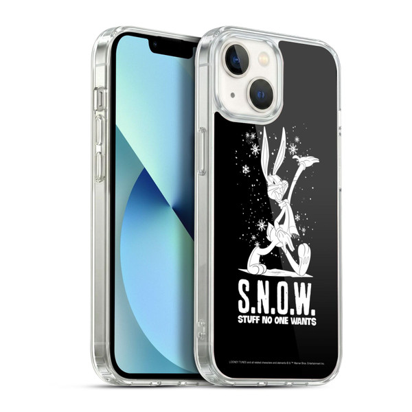 Looney Tunes Season Bugs Bunny Snow Soft Gel Case for Apple iPhone 13