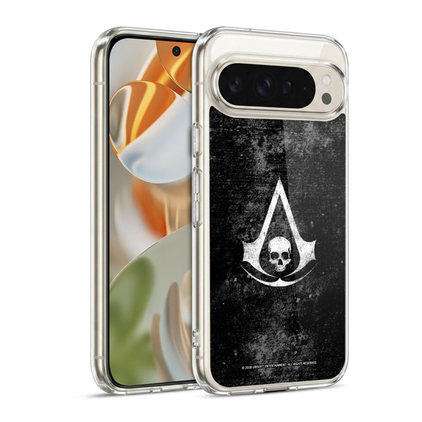 Assassin's Creed Black Flag Logos Grunge Soft Gel Case for Google Pixel 9 / Pixel 9 Pro