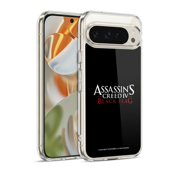 Assassin's Creed Black Flag Logos White And Red Soft Gel Case for Google Pixel 9 / Pixel 9 Pro