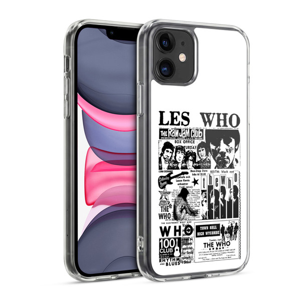 The Who Band Art Les Who Soft Gel Case for Apple iPhone 11