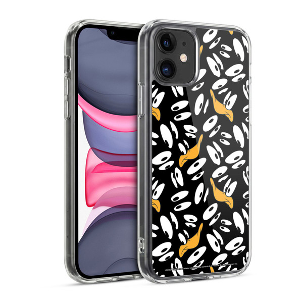 Looney Tunes Patterns Daffy Duck Soft Gel Case for Apple iPhone 11