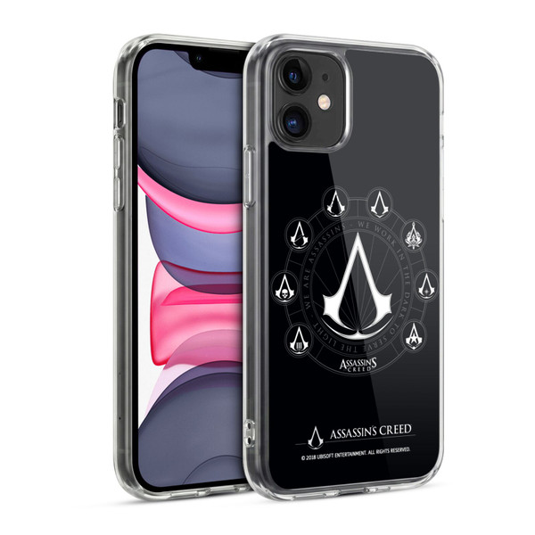 Assassin's Creed Legacy Logo Crests Soft Gel Case for Apple iPhone 11