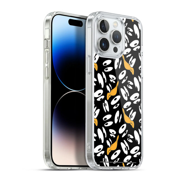 Looney Tunes Patterns Daffy Duck Soft Gel Case for Apple iPhone 13 Pro Max & MagSafe