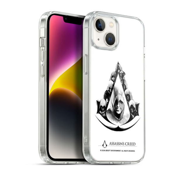 Assassin's Creed Legacy Logo Characters Soft Gel Case for Apple iPhone 14 Plus & MagSafe