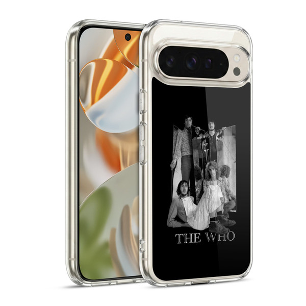 The Who Band Art Mirror Mono Distress Soft Gel Case for Google Pixel 9 / Pixel 9 Pro