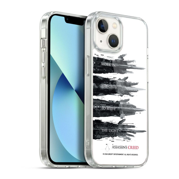 Assassin's Creed Legacy Typography Hidden Blades Soft Gel Case for Apple iPhone 13