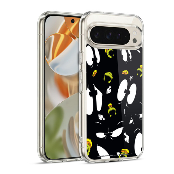 Looney Tunes Patterns Marvin The Martian Soft Gel Case for Google Pixel 9 / Pixel 9 Pro