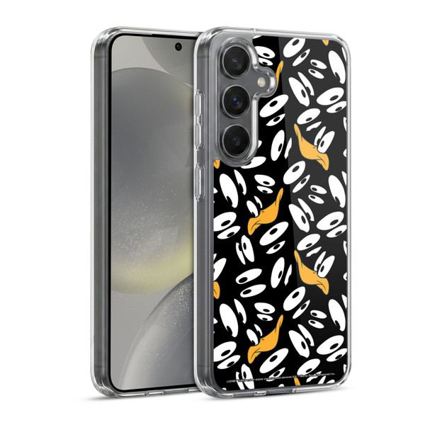 Looney Tunes Patterns Daffy Duck Soft Gel Case for Samsung Galaxy S24 5G & MagSafe