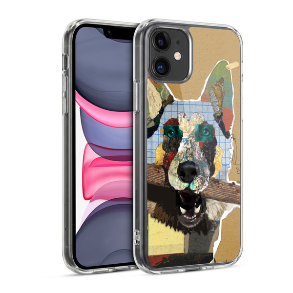 Michel Keck Dogs 3 German Shepherd Soft Gel Case for Apple iPhone 11