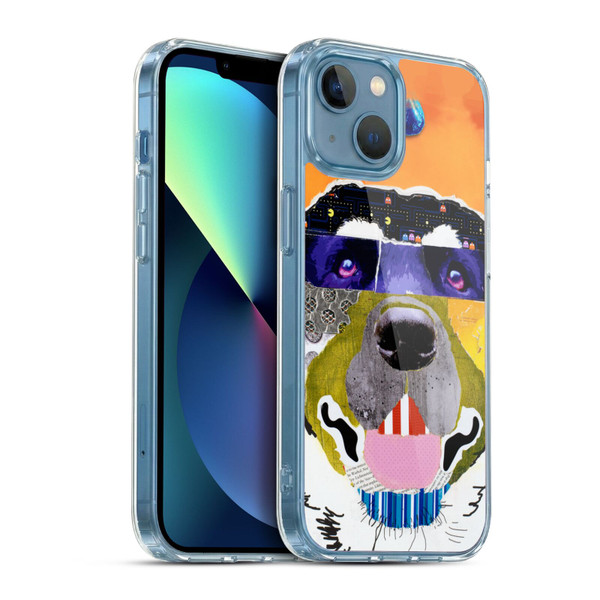 Michel Keck Dogs 3 Labrador Soft Gel Case for Apple iPhone 13 Mini & MagSafe