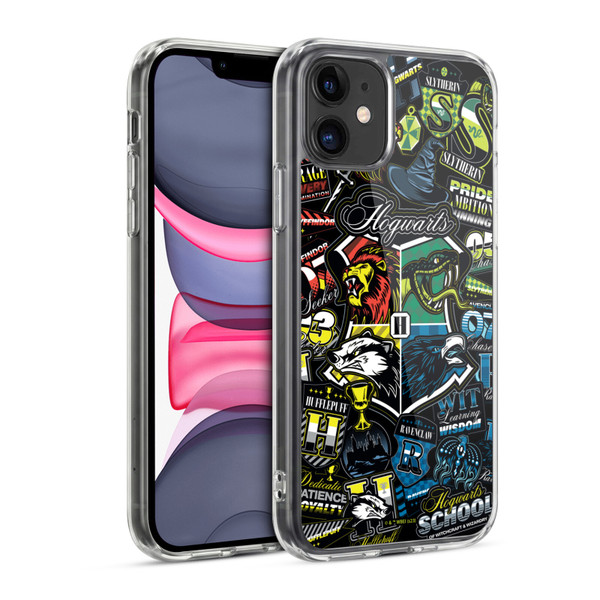 Harry Potter Badge Up Hogwarts Soft Gel Case for Apple iPhone 11