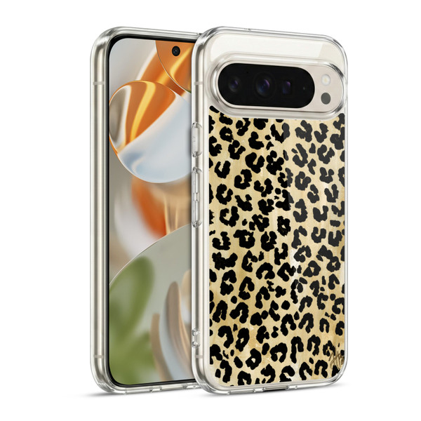 Haley Bush Pattern Painting Leopard Print Soft Gel Case for Google Pixel 9 / Pixel 9 Pro