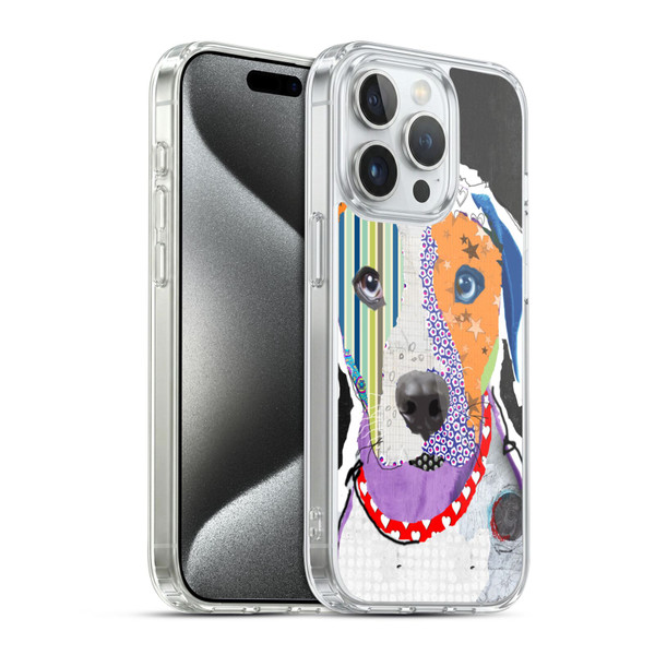 Michel Keck Dogs 3 Catahoula Leopard Soft Gel Case for Apple iPhone 15 Pro & MagSafe