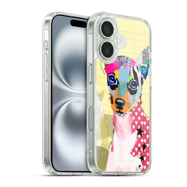 Michel Keck Dogs 3 Mini Pinscher Soft Gel Case for Apple iPhone 16 & MagSafe