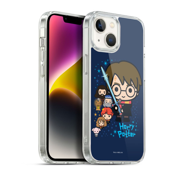 Harry Potter Deathly Hallows I Characters Soft Gel Case for Apple iPhone 14