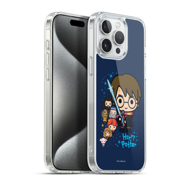 Harry Potter Deathly Hallows I Characters Soft Gel Case for Apple iPhone 15 Pro Max & MagSafe