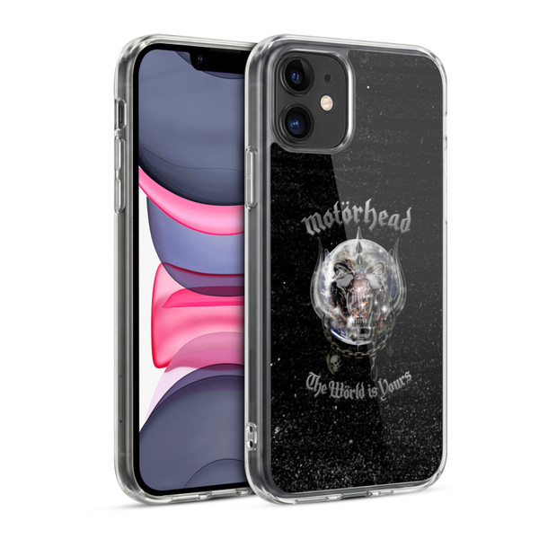 Motorhead Album Covers The World Is Yours Soft Gel Case for Apple iPhone 11