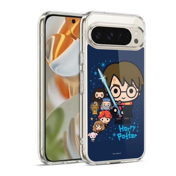 Harry Potter Deathly Hallows I Characters Soft Gel Case for Google Pixel 9 / Pixel 9 Pro