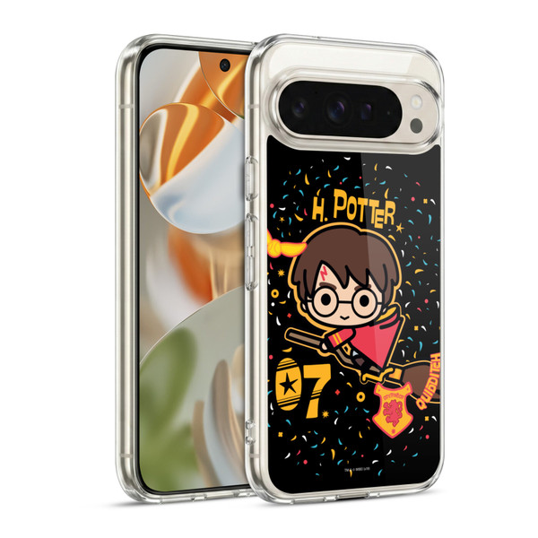 Harry Potter Deathly Hallows I Quidditch Broom Soft Gel Case for Google Pixel 9 / Pixel 9 Pro
