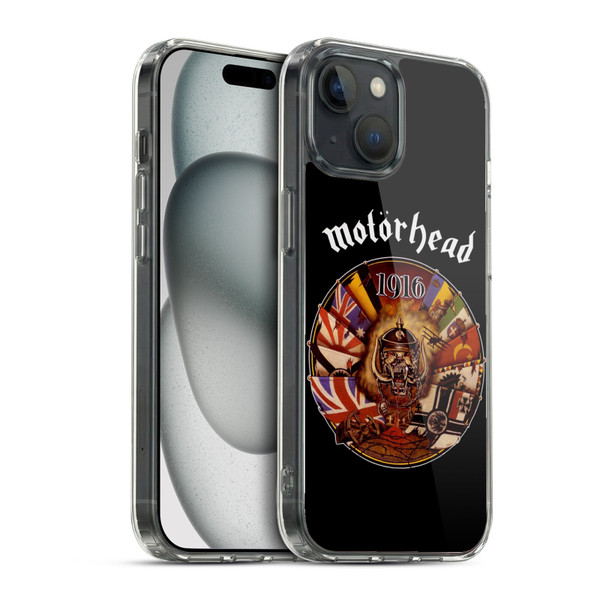 Motorhead Album Covers 1916 Soft Gel Case for Apple iPhone 15 & MagSafe