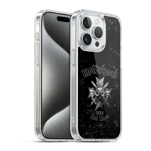 Motorhead Album Covers Bad Magic Soft Gel Case for Apple iPhone 15 Pro & MagSafe
