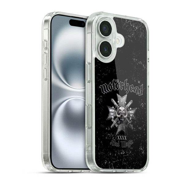 Motorhead Album Covers Bad Magic Soft Gel Case for Apple iPhone 16 & MagSafe