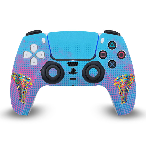 P.D. Moreno Animals II Elephant Vinyl Sticker Skin Decal Cover for Sony PS5 Sony DualSense Controller